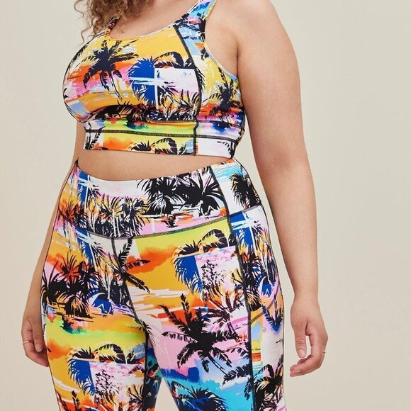 Torrid Performance Core Capri Active Legging With Side Pockets 2x - Picture 4 of 13